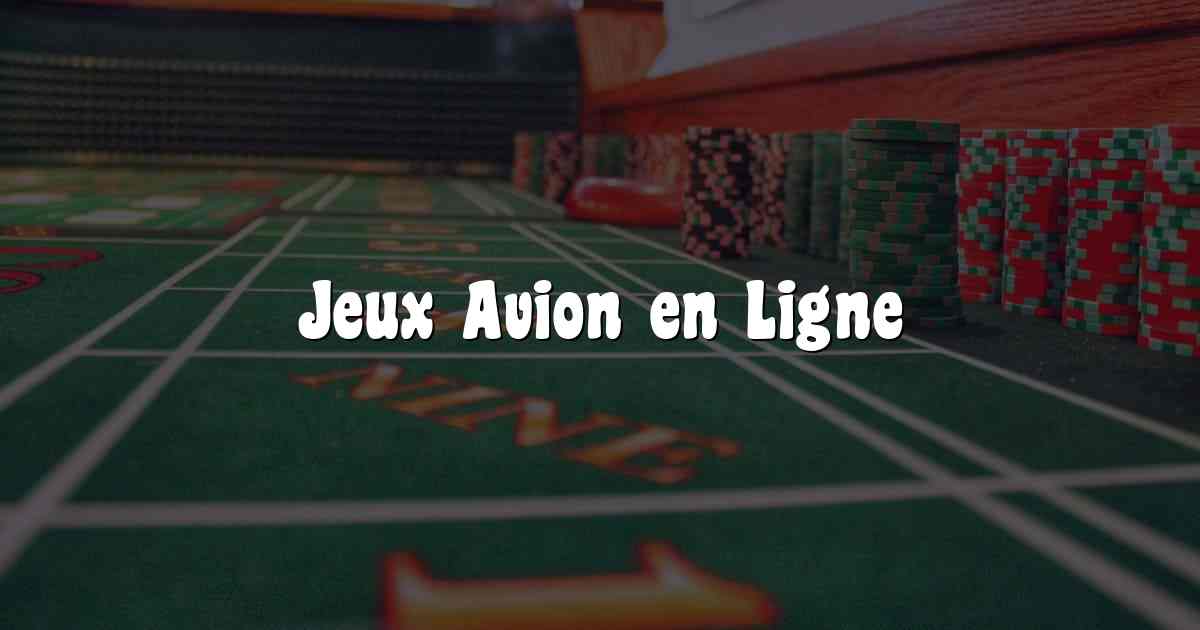 Jeux Avion en Ligne